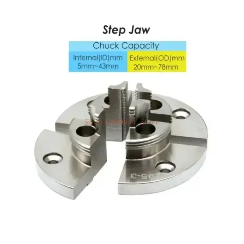 Woodworking Lathe - 크롬 도금 스텝 라운드 핀 턱