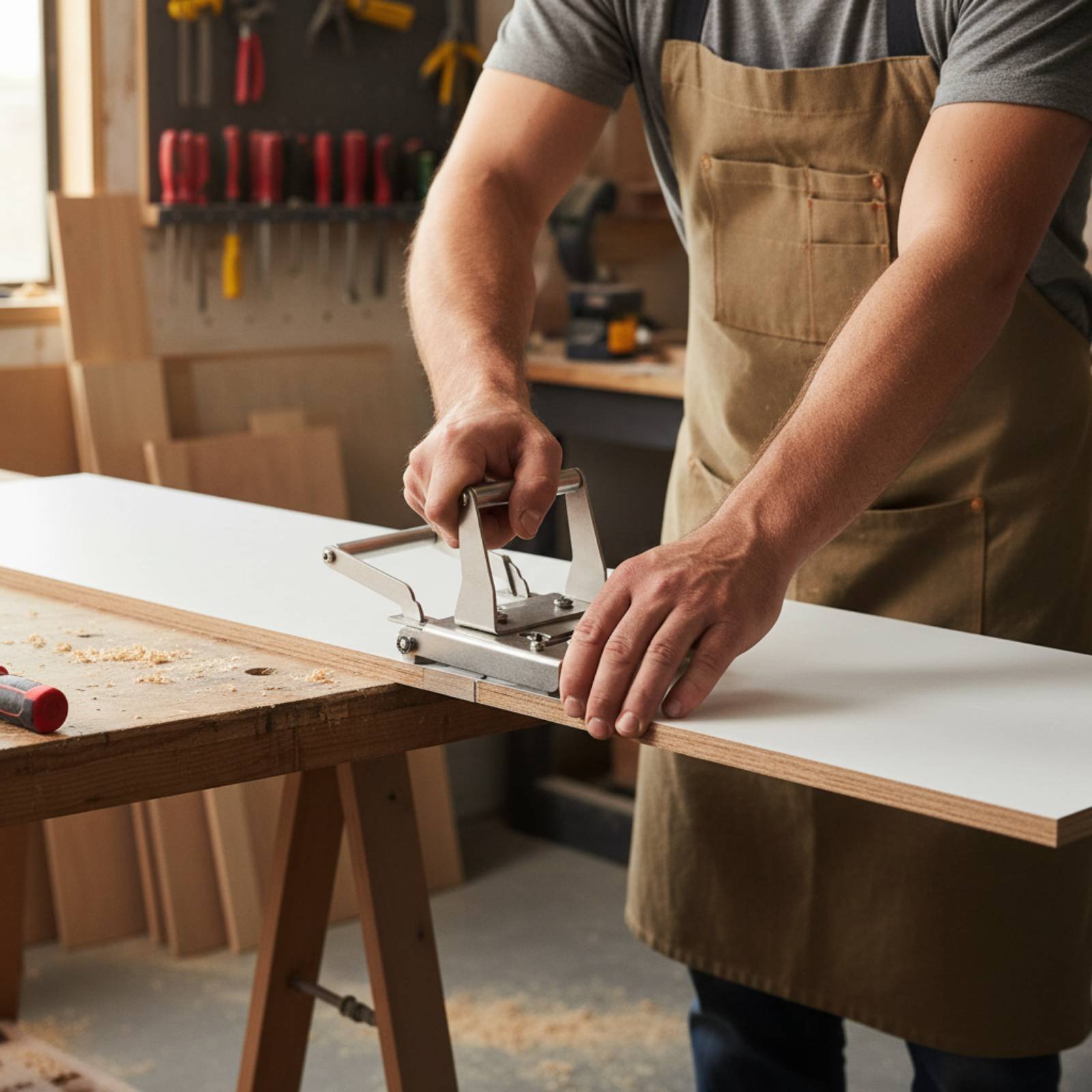 Woodworking Carpenter - 수동 테두리 밴드 트리머 사용하기 쉬운