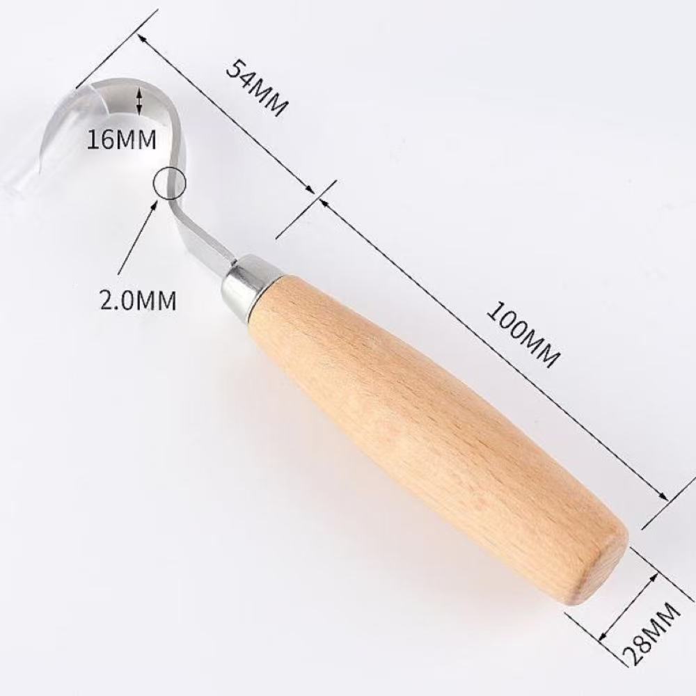 Woodworking Kits For Beginners - 인체공학적 너도밤나무 손잡이 목공 조각 도구