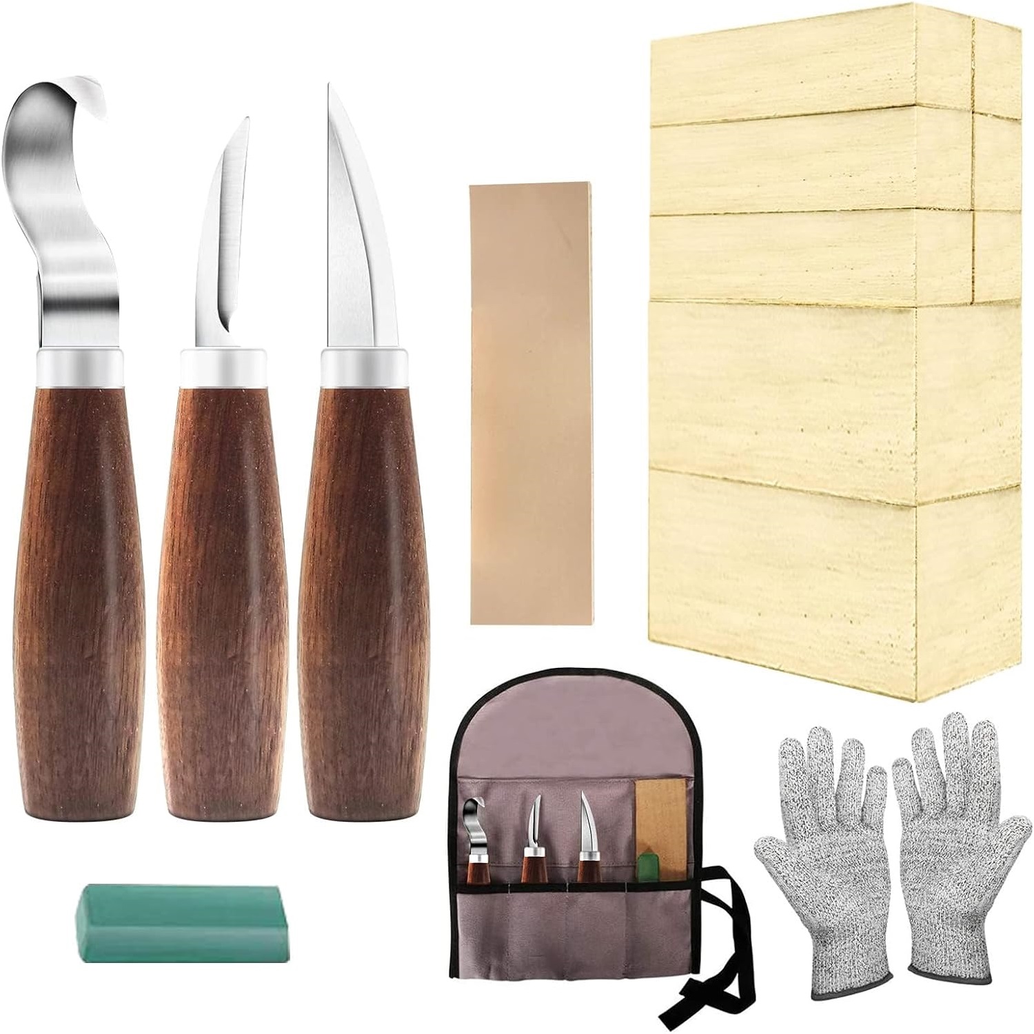 Woodworking Kits For Beginners - 성인과 어린이 초보자를 위한 참피나무 블록
