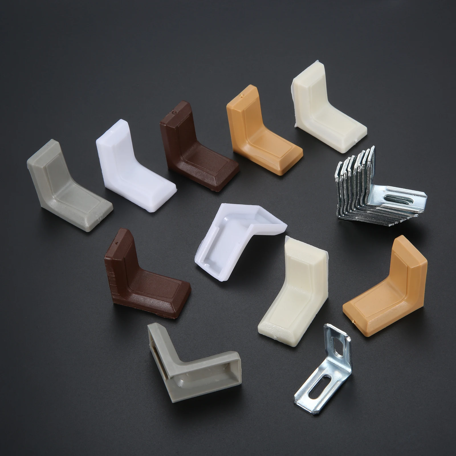 Woodworking Joint Types - 20Pcs 90도 L 모양 코너 브래킷