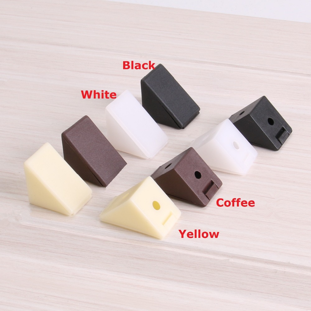 Woodworking Joint Types - 50개/몫 90도 나일론 플라스틱 캐비닛 가구