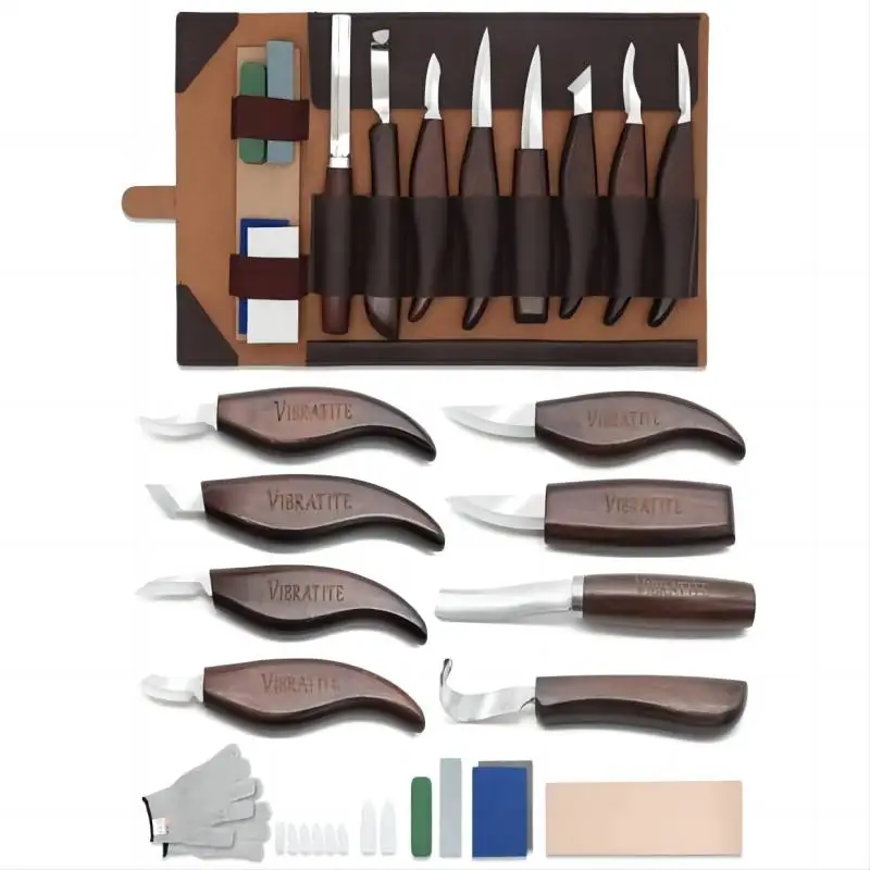 Woodworking Kits For Beginners - 나무 조각 키트 15PCS 나무 조각