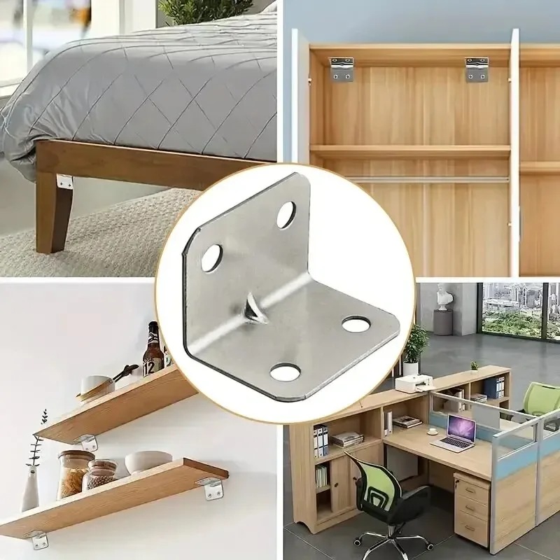 100/20pcs L 자형 코너 코드 앵글 아이언 보드 - Woodworking Joint Types 리뷰 및 가격