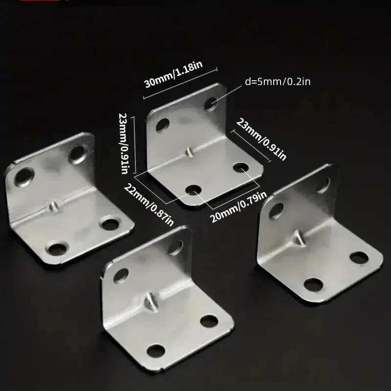 100/20pcs L 자형 코너 코드 앵글 아이언 보드 - Woodworking Joint Types 리뷰 및 가격