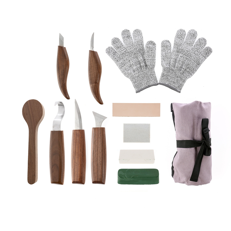 12피스 호두나무 크롬 바나듐강 조각 세트 치즐 목공  - Wood Chisel Set 리뷰 및 가격
