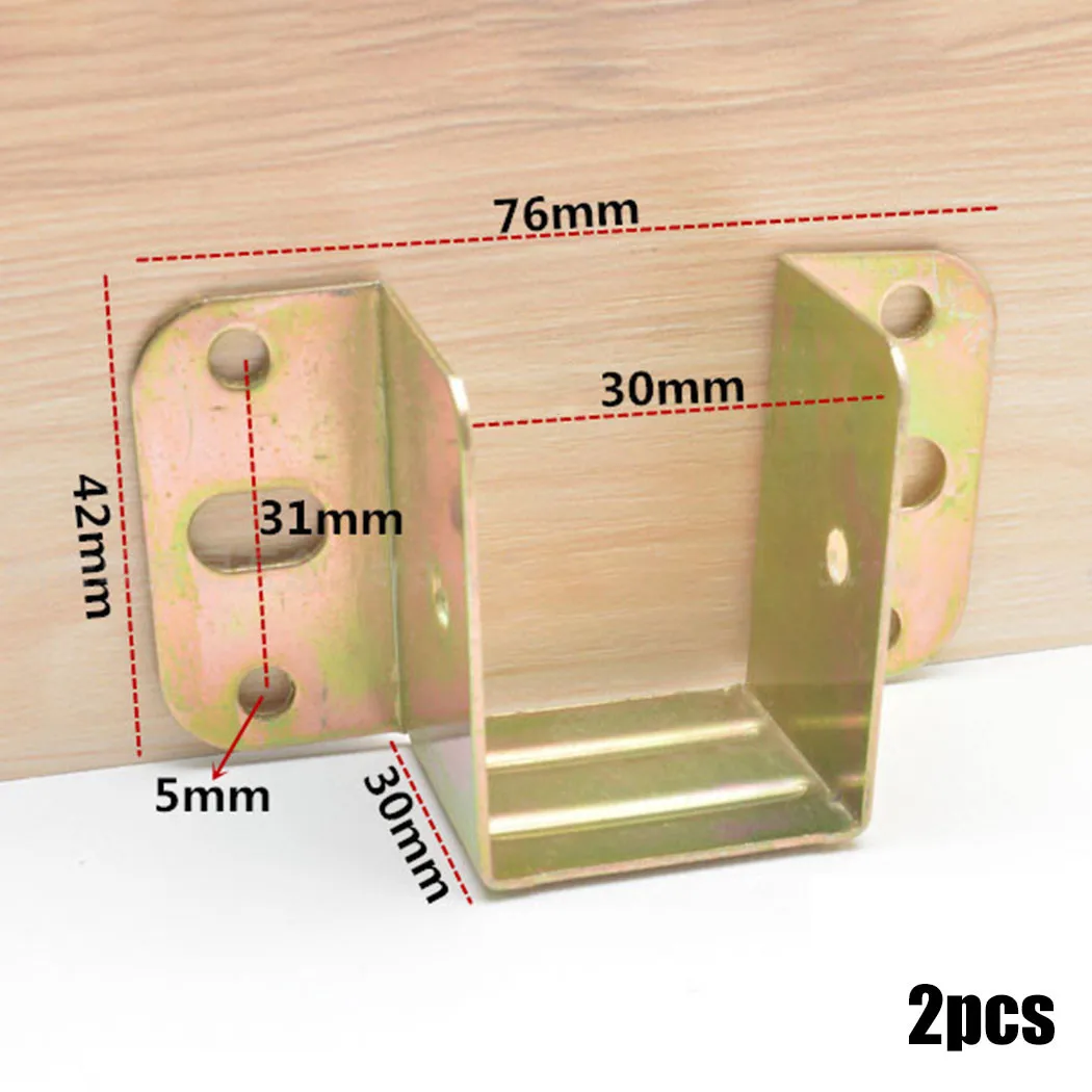 2pcs U 모양의 금속 침대 브래킷 침대 프레임 고정 - Woodworking Joint Types 리뷰 및 가격