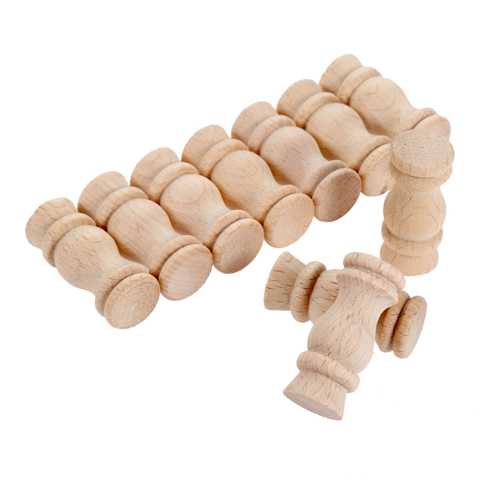 10pcs 4*1.7cm 도색되지 않은 나무 공예 복도 - Woodworking Lathe 리뷰 및 가격