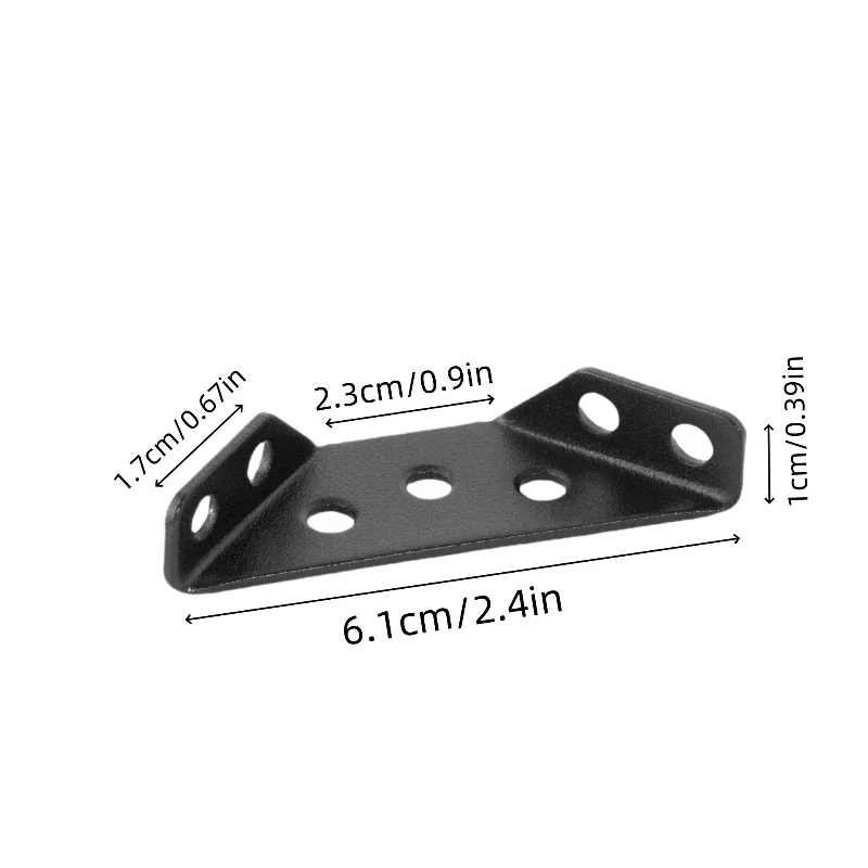 검은색 다기능 코너 브래킷 패스너 가구 코너 커넥터,  - Woodworking Joint Types 리뷰 및 가격