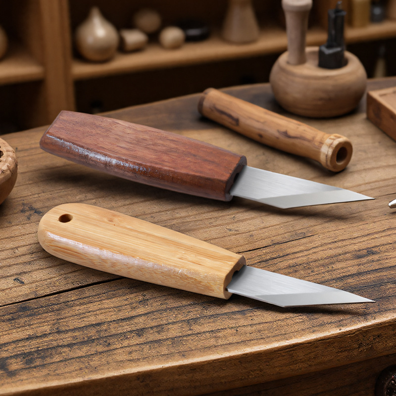 수제 정밀 조각칼 CRV 블레이드 날카로운 끝 월넛 나 - Woodworking Manufacturing 리뷰 및 가격