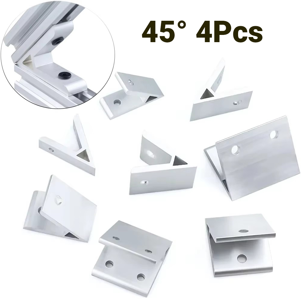 4Pcs 45도 각도 코너 브래킷 2020 3030 4 - Woodworking Joint Types 리뷰 및 가격
