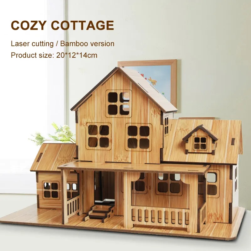 3D 나무 퍼즐 모델 게임즈코지 코티지 DIY 수제 기 - Woodworking Game 리뷰 및 가격