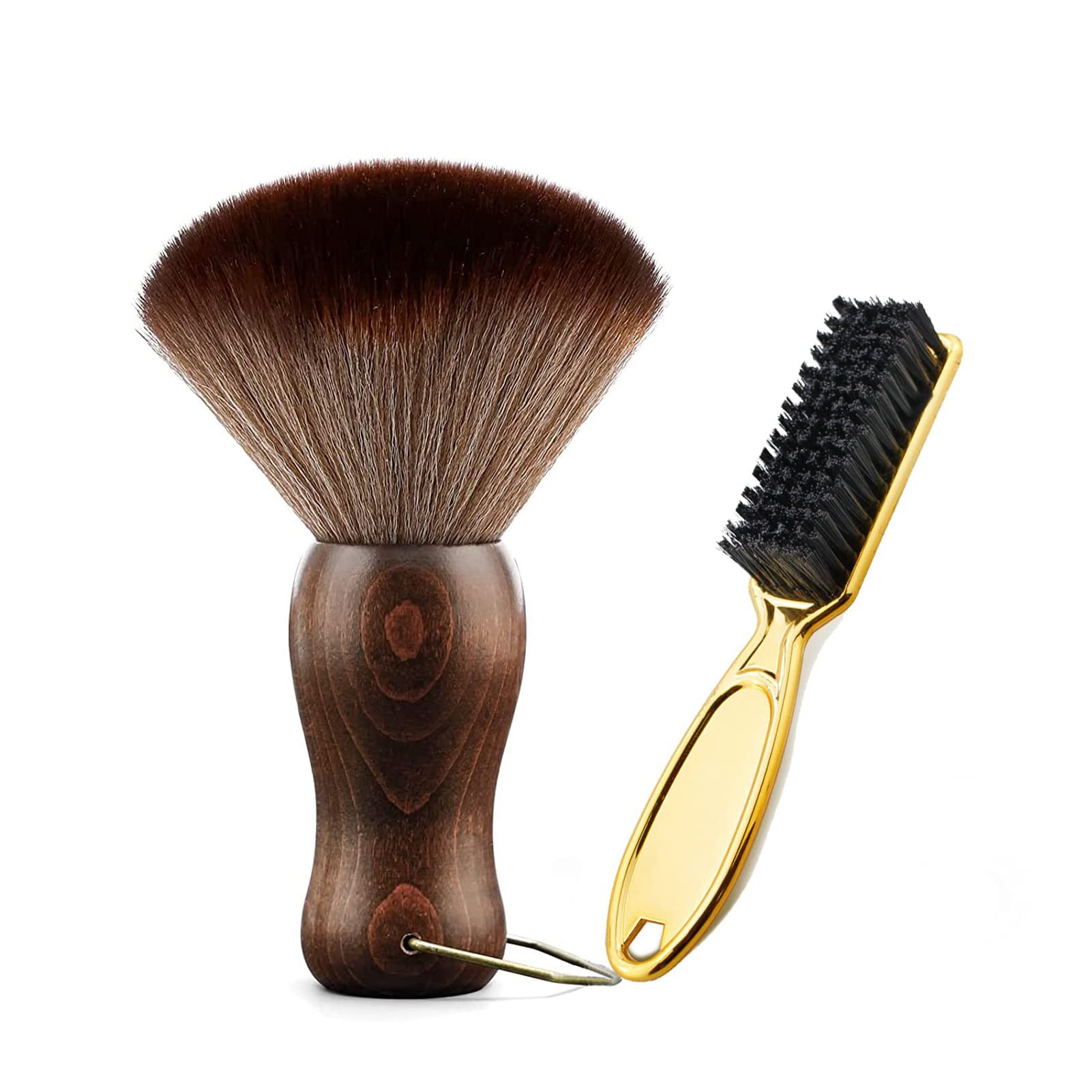 2Pcs 목 먼지 떨이 브러쉬 세트 나무 손잡이 미용  - Wood Chisel Set 리뷰 및 가격