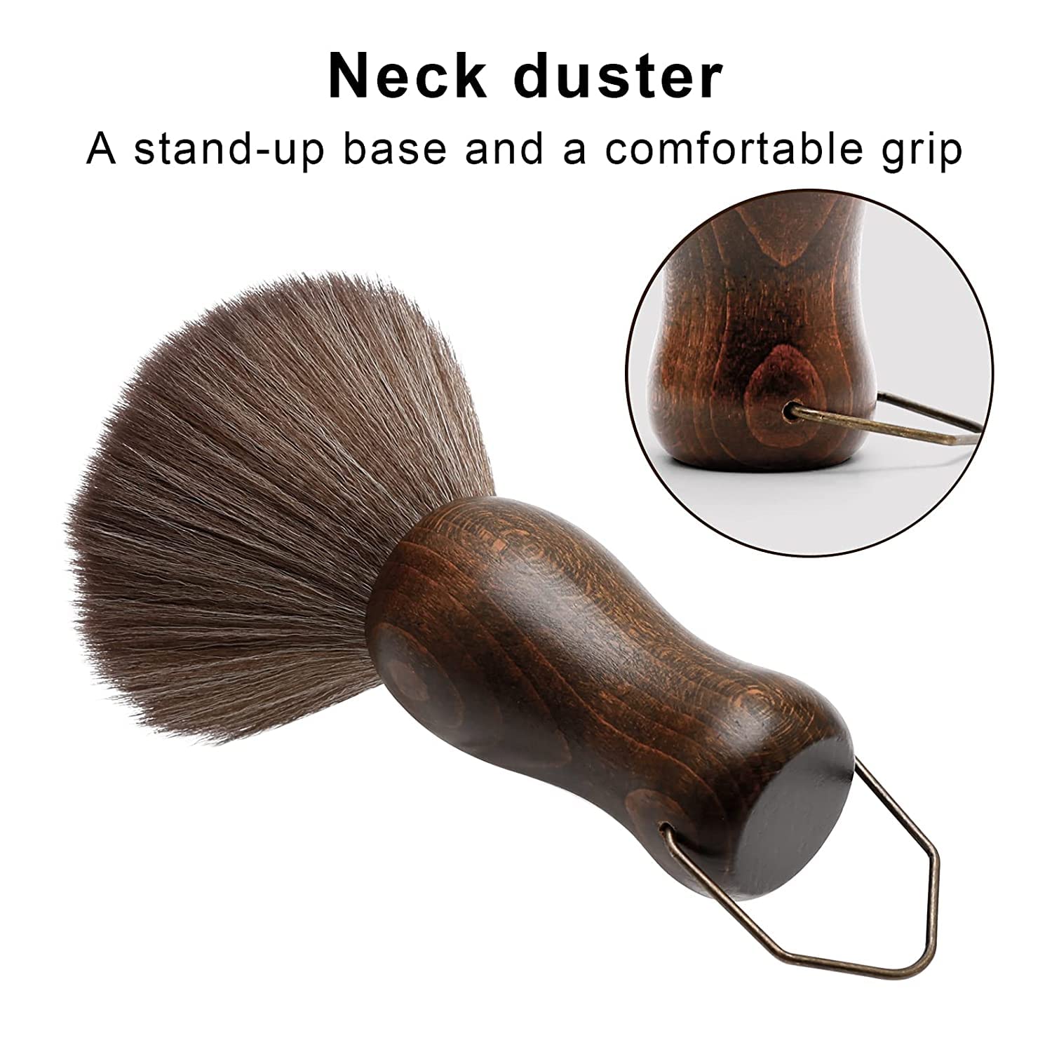2Pcs 목 먼지 떨이 브러쉬 세트 나무 손잡이 미용  - Wood Chisel Set 리뷰 및 가격