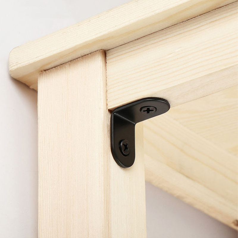 12Pcs L 브래킷 직각 지지대, 직각 조인트, 검정 - Woodworking Joint Types 리뷰 및 가격