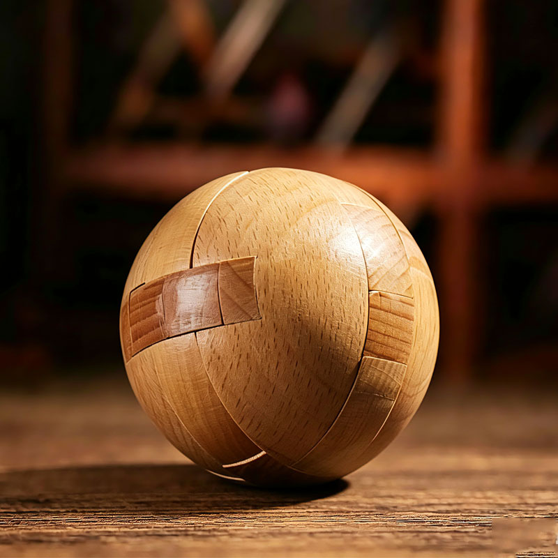클래식 나무 퍼즐 볼 마법 두뇌 티저 조립식 인터로킹  - Woodworking Game 리뷰 및 가격