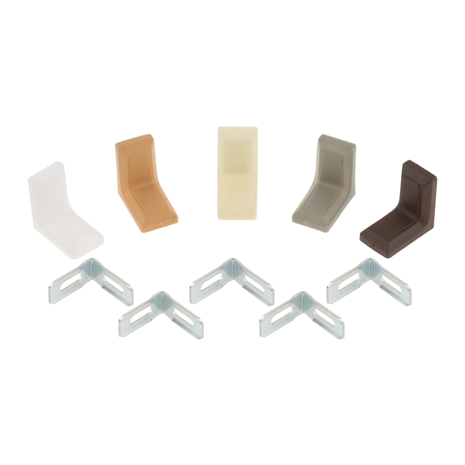 20Pcs 90도 L 모양 코너 브래킷 플라스틱 커버  - Woodworking Joint Types 리뷰 및 가격