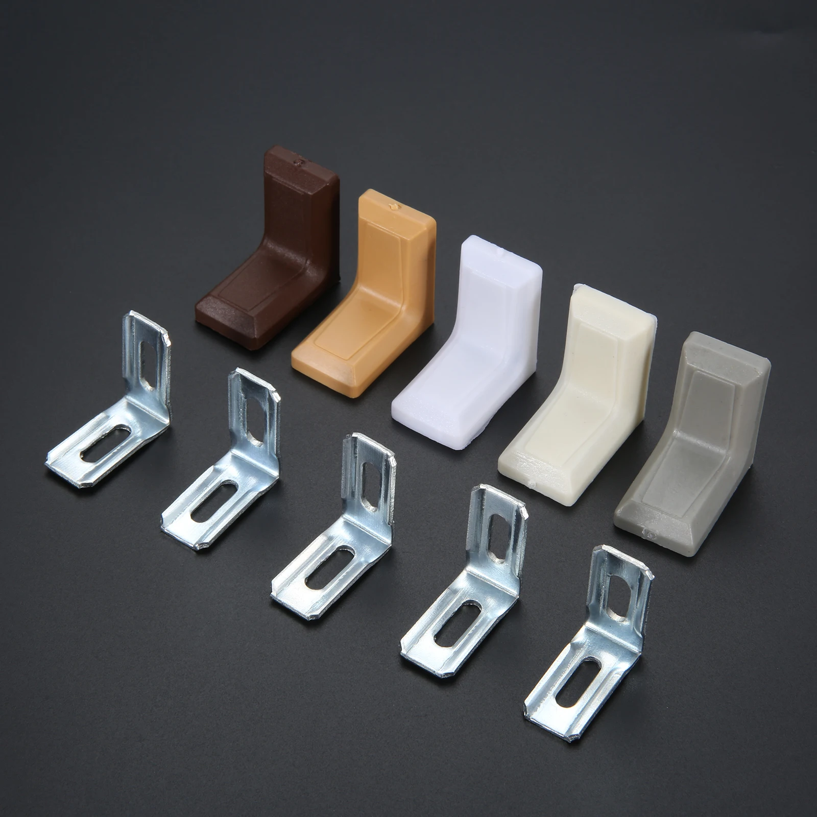 20Pcs 90도 L 모양 코너 브래킷 플라스틱 커버  - Woodworking Joint Types 리뷰 및 가격