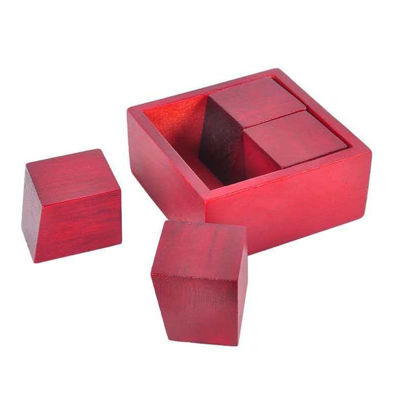 불가능한 나무 두뇌 티저 퍼즐 상자, 4개의 조각을 영 - Woodworking Game 리뷰 및 가격
