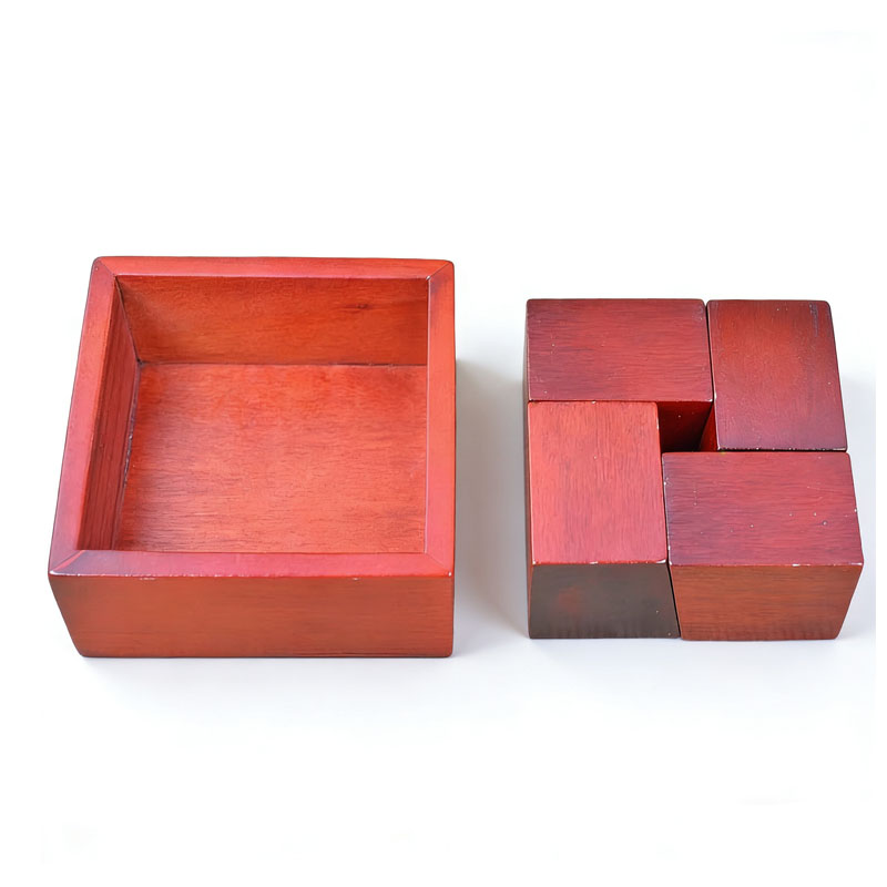불가능한 나무 두뇌 티저 퍼즐 상자, 4개의 조각을 영 - Woodworking Game 리뷰 및 가격