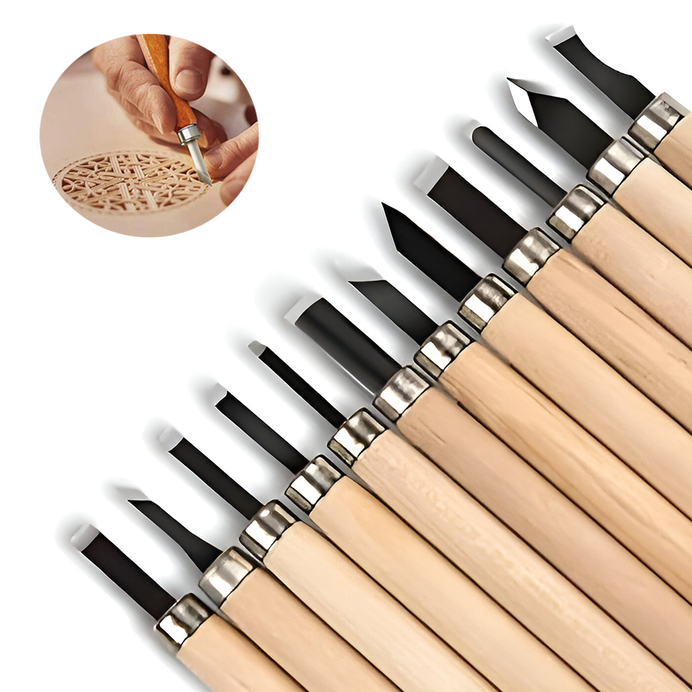 12개 전문가용 목각 끌 세트 기본 절단 및 정밀 목공 - Woodworking Kits For Beginners 리뷰 및 가격