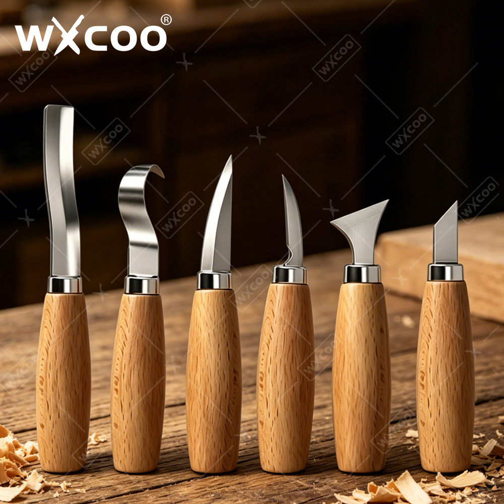 WXCOO 인체공학적 목공 조각용 훅 치즐 나이프, 숟 - Woodworking Manufacturing 리뷰 및 가격